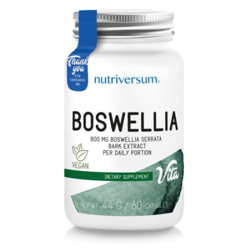Nutriversum Boswellia tömjénfa kivonat kapszula 60 db
