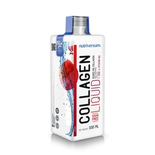 Nutriversum Collagen liquid cukormentes kollagén 10 000 mg 500 ml - cseresznye