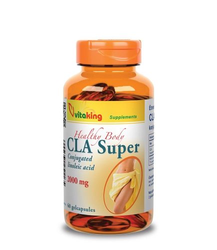 Vitaking CLA Super – Konjugált Linolsav gélkapszula 60 db