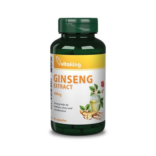 Vitaking Ginzeng kivonat 400 mg kapszula 60 db