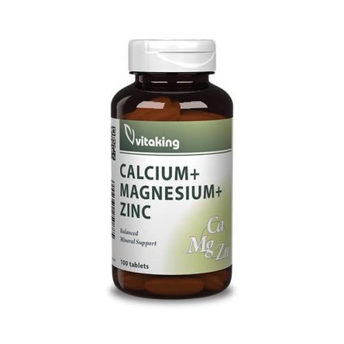 Vitaking Kalcium, magnézium, cink tabletta 100 db