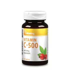 Vitaking C-vitamin 500 mg + csipkebogyó 100 db 