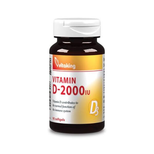 Vitaking D3-vitamin 2000 NE gélkapszula 90 db 