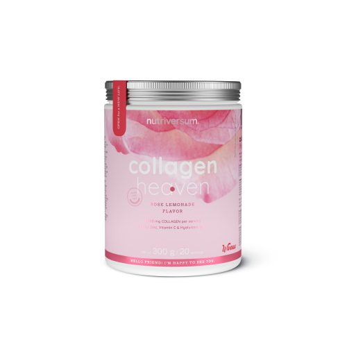 Nutriversum Collagen Heaven kollagén por 300 g - Rózsa-limonádé