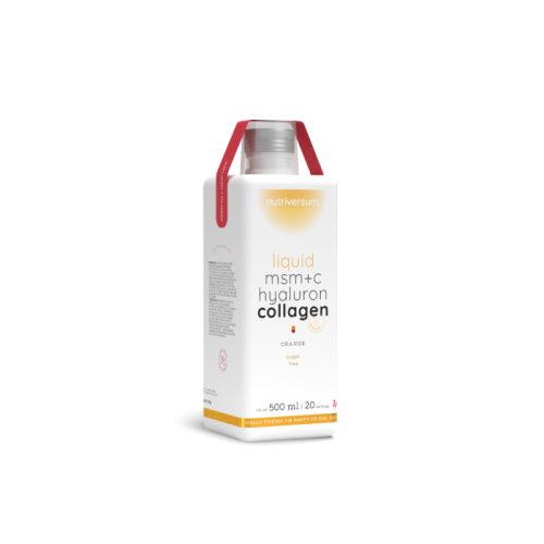 Nutriversum Liquid MSM+C Hyaluron Collagen 500 ml narancs
