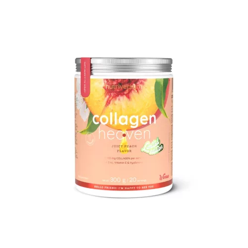 Nutriversum Collagen Heaven kollagén por 300 g -  őszibarack