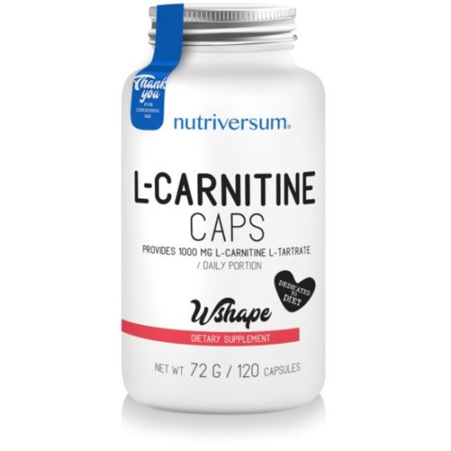 Nutriversum L-Carnitine 500 mg kapszula 120 db