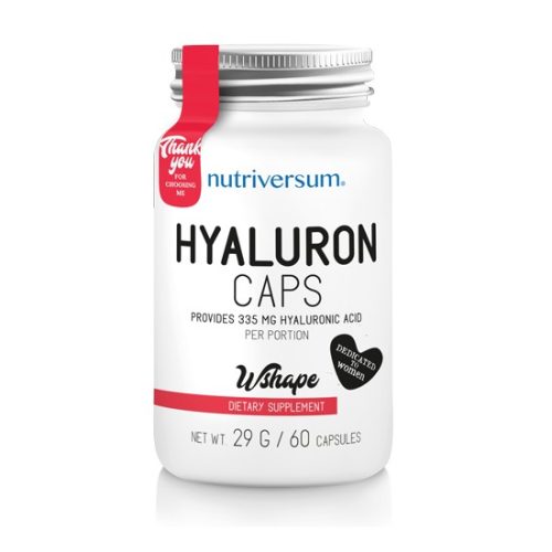Nutriversum Hyaluron kapszula - Wshape - 60 db