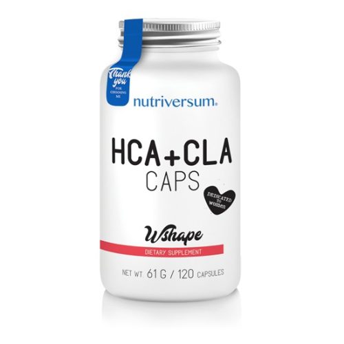 Nutriversum HCA+CLA kapszula - Wshape - 120 db