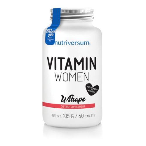 Nutriversum Vitamin Women multivitamin tabletta - Wshape - 60 db