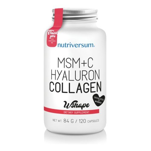 Nutriversum MSM+C Hyaluron Collagen kapszula 120 db 
