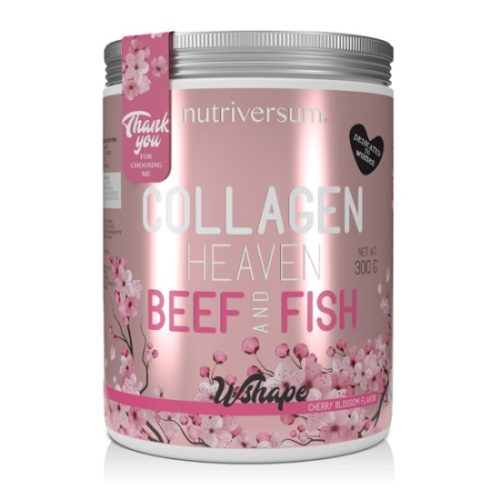 Nutriversum Collagen Heaven Beef&Fish cseresznyevirág ízű kollagén por 300 g