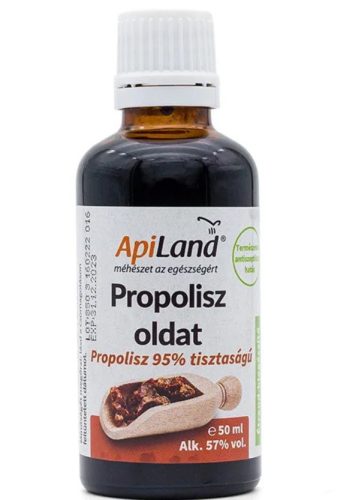 Apiland 95%-os tisztaságú propolisz csepegtetős üvegben 50 ml