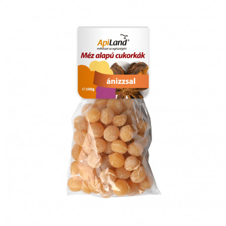 Apiland Méz alapú cukorkák ánizzsal 100 g