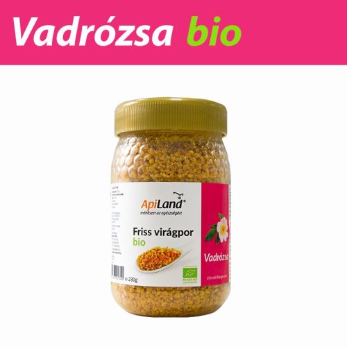 Apiland Nyers Vadrózsa Virágpor BIO 230 g