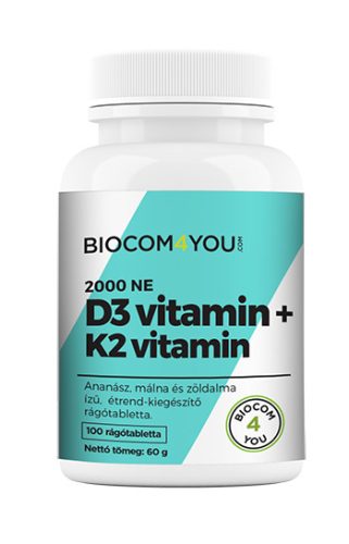 Biocom K2+D3-vitamin 100 db