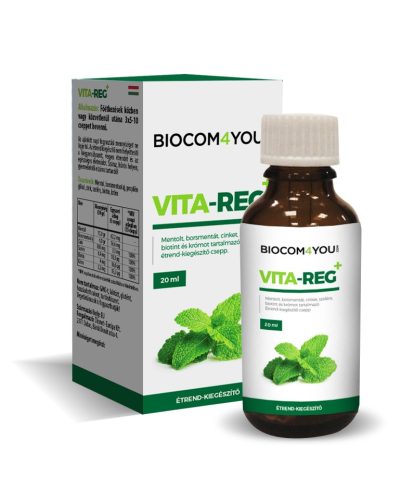 Biocom Vita-Reg+ borsmenta tartalmú étrend-kiegészítő 20 ml