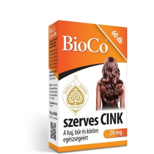 BioCo Szerves Cink tabletta 20 mg 60 db