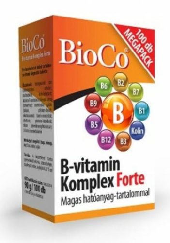 BioCo B-Vitamin Komplex Forte tabletta 100 db