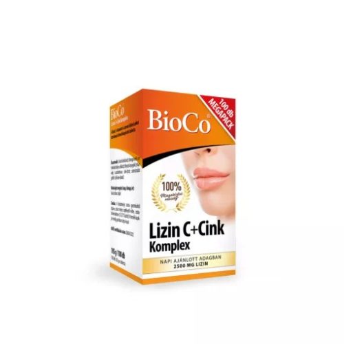 BioCo Lizin C+Cink komplex 100 db