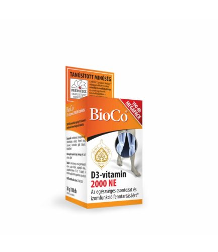 BioCo D3-vitamin 2000 NE 100 db