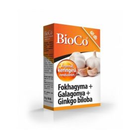 BioCo Fokhagyma + Galagonya + Ginkgo biloba 60 db