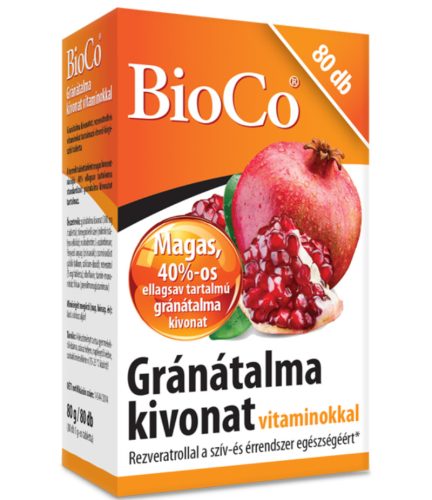 BioCo Gránátalma kivonat vitaminokkal 80db