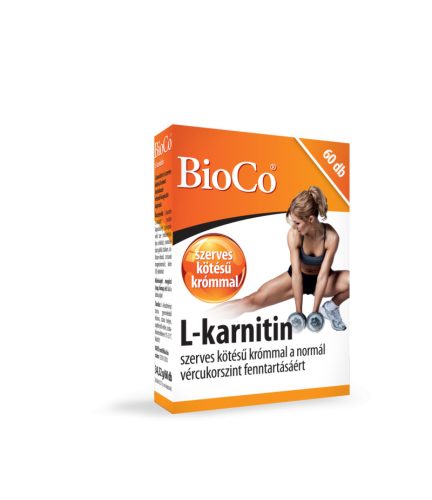 BioCo  L-karnitin 500mg szerves krómmal 60db