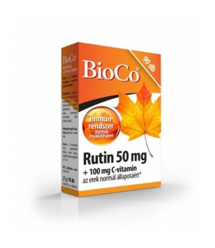 BioCo Rutin 50 mg + C-vitamin 100 mg 90 db