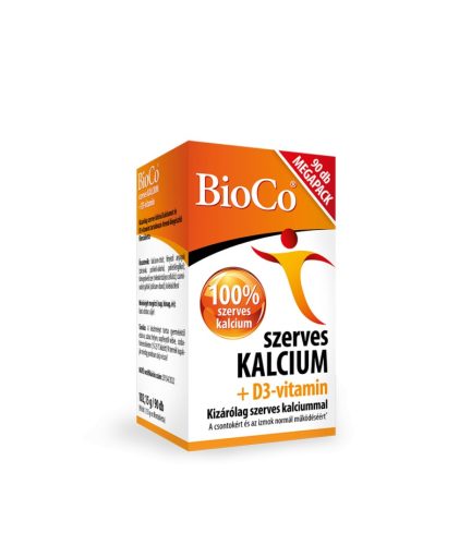 BioCo Szerves Kalcium + D3-vitamin 90 db