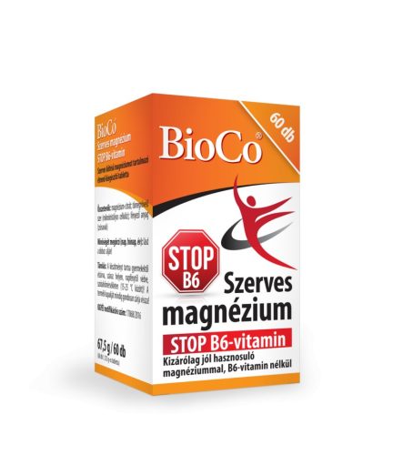 BioCo Szerves Mg STOP B6-vitamin 60 db