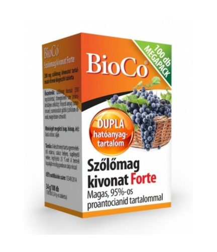 BioCo Szőlőmag kivonat Forte 100 db
