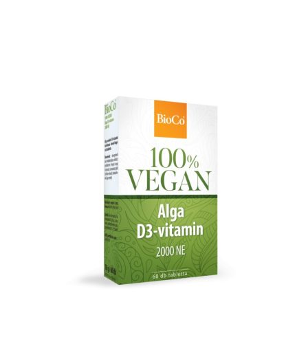 BioCo VEGAN Alga D3-vitamin 2000 NE 60 db