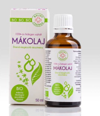 Bálint Cseppek 100%-os hidegen sajtolt Bio Mákolaj 50 ml