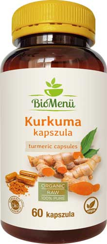 BioMenü BIO KURKUMA kapszula 60 db (500 mg)