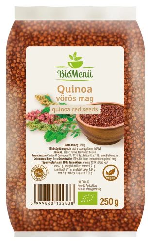 BioMenü Bio Quinoa vörös mag 250 g