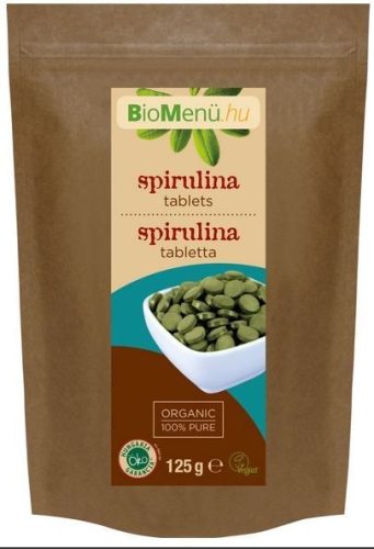 BioMenü bio spirulina tabletta 125 g