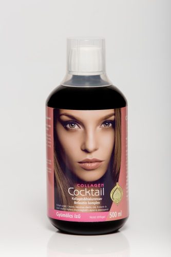 Collagen Cocktail Kollagén és Hialuronsav komplex 500 ml - gyümölcs- lejárat 2022.07.19.