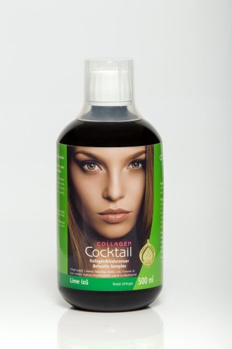 Collagen Cocktail Kollagén és Hialuronsav komplex 500 ml - lime -lejárat 2022.07.18.