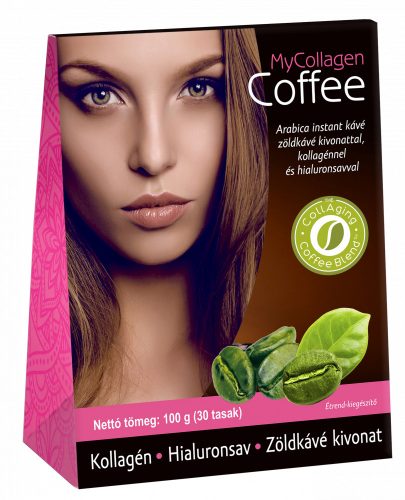 Collagen Cocktail MyCollagen Coffee Arabica Instant Kávé kollagénnel 100 g