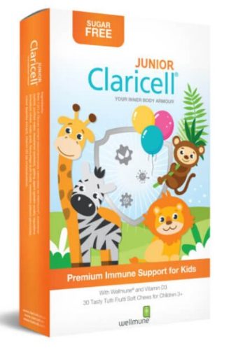 Claricell Junior béta-glükán rágható zselékapszula - 30 db