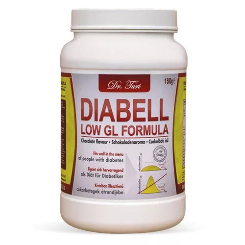 Dr. Turi Diabell Low GL Formula Italpor 1500 g - csokoládé 