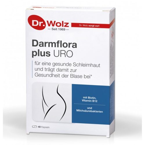 Dr.Wolz Darmflora plus URO kapszula az egészséges húgyutakért 40 db