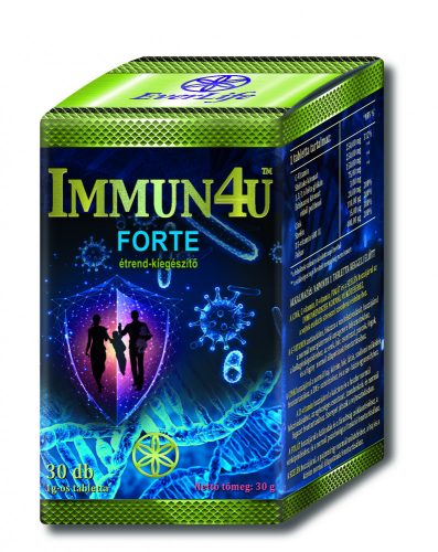 Everlife Immun 4U Forte tabletta 30 db