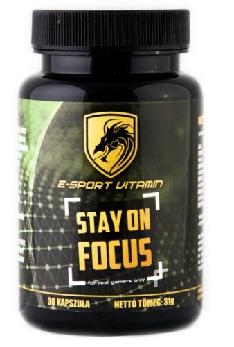 E-Sport Vitamin Stay On Focus szellemi teljesítmény növelő 30 db