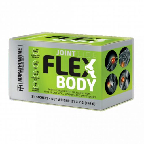 Marathontime Flex-Body Hidrolizált Kollagén por, 21 tasak