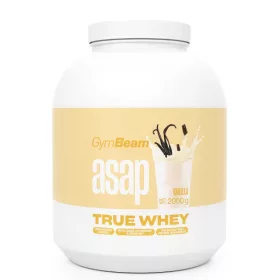 GymBeam Asap True Whey tejsavófehérje 2000 g - vanília