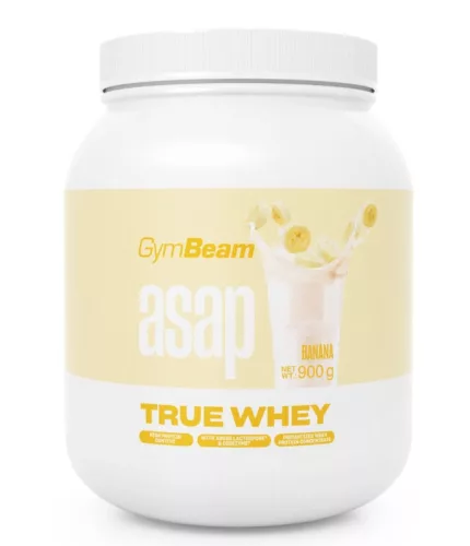 GymBeam Asap True Whey tejsavófehérje 900 g - banán