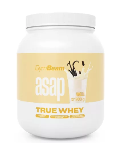 GymBeam Asap True Whey tejsavófehérje 900 g - vanília
