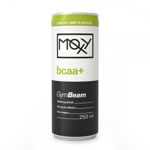 GymBeam Moxy BCAA+ Energy Drink 250 ml - citrom-lime
